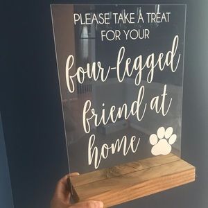 Wedding sign